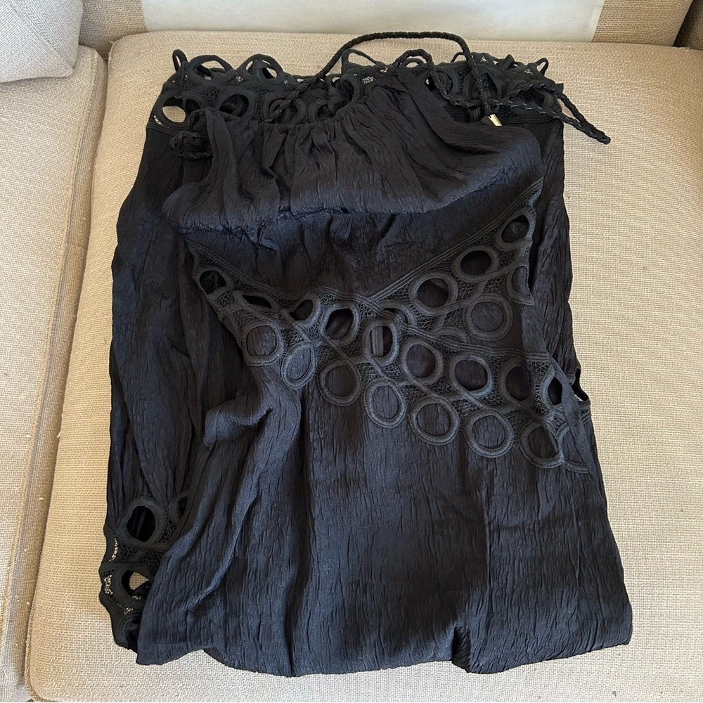 BEST Alexis Chelsea Maxi Dress Gown - Black Noir Party Vacation Cocktail - Picture 5 of 12